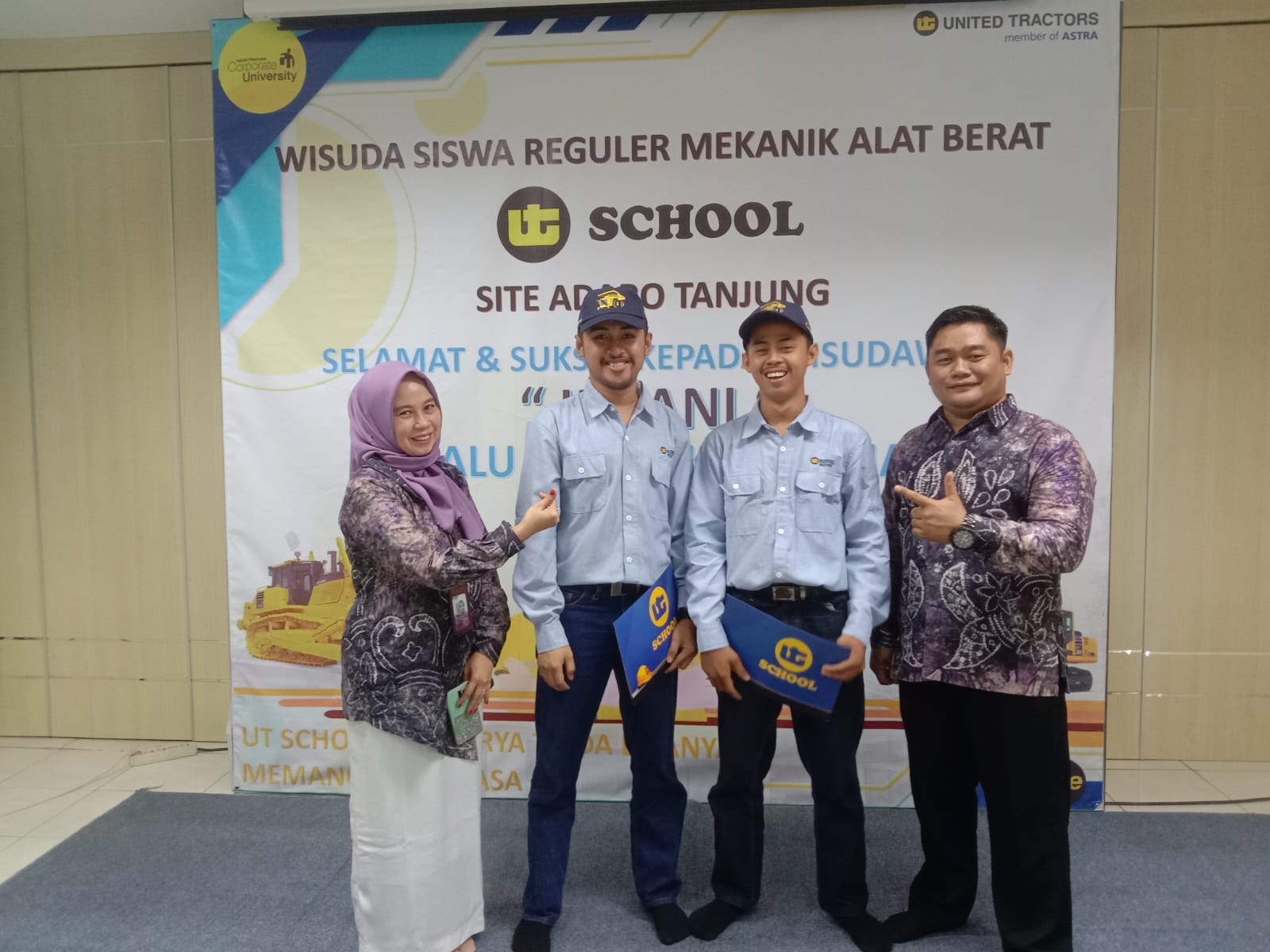 Read more about the article Wisuda Siswa Reguler Mekanik Alat Berat